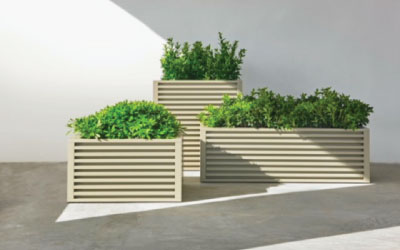 Nordeco, muebles para exterior de aluminio anodizado