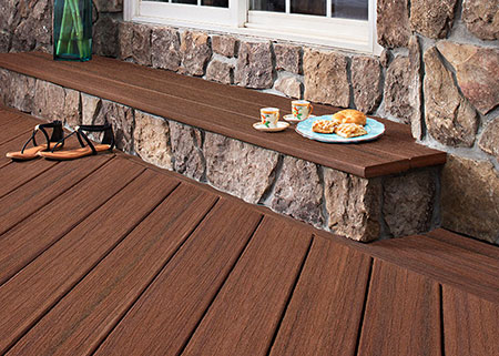 Deck ecologico - Rojo Marroquí b