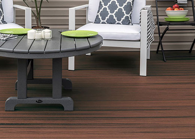 a Deck ecologico - caoba