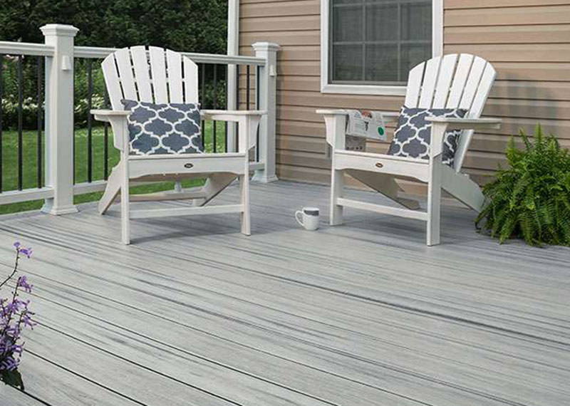 a Deck ecologico - gris muelle