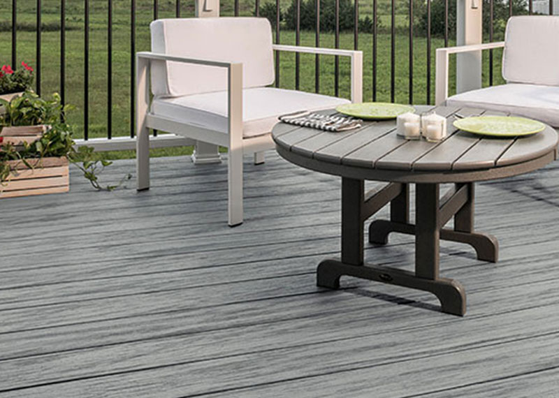a Deck ecologico - gris muelle