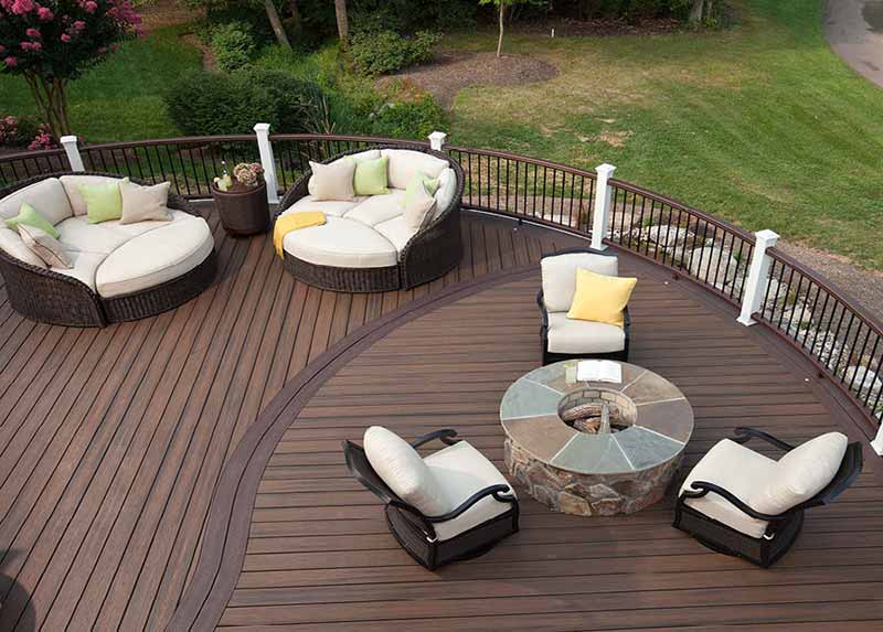 b Deck ecologico - Color Roble Montaña